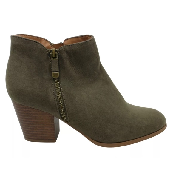 Style & Co. Shoes - Style & Co. Green Almond Toe Ankle Boot